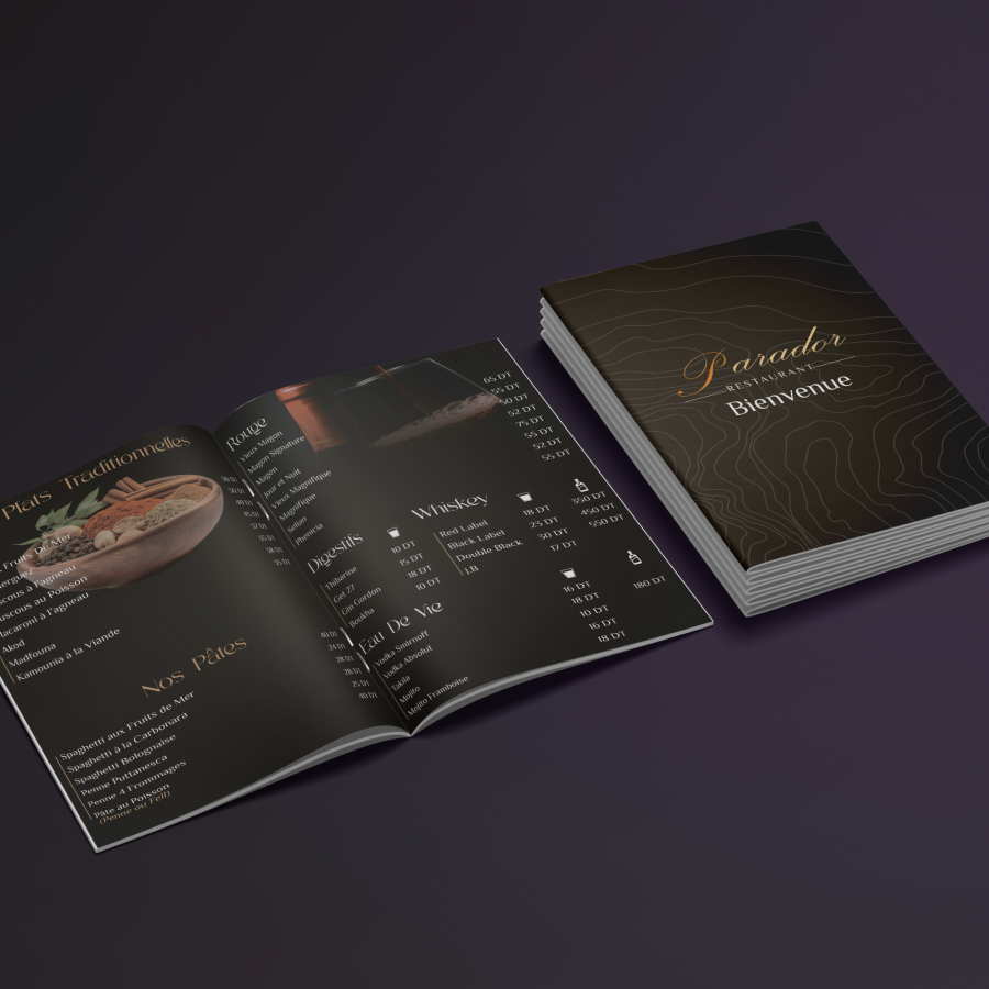 Menu Restaurant le  parador